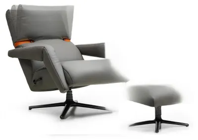 Immagine prodotto di Poltrona arredamento club lounge relax ecopelle arredamento soggiorno