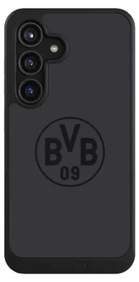 Produktbild von NIVOCASE Hülle für Samsung Galaxy S24 Handyhülle NIVOcore Case Schwarz BVB Borussia Dortmund Logo