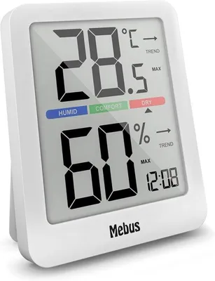 Productafbeelding van Digitale Klimaatstation met Binnen-/Buitenthermometer, Hygrometer en Comfortindicator