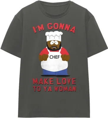 Immagine prodotto di South Park - Maglietta "Make Love" per uomo/donna Unisex TV15962 (L) (Charcoal)