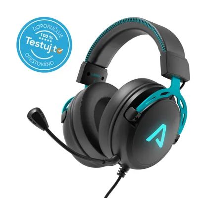 Produktbild von Lamax LMXHDE1, Kabelgebunden, Gaming, 20 - 20000 Hz, Kopfhörer, Schwarz