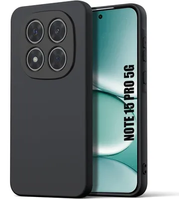 Image de Coque pour Xiaomi Redmi Note 15 Pro 5G, Protection Silicone Ultra Fine Léger Antichoc - Noir