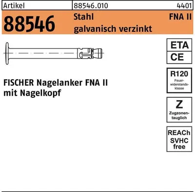 Produktbild von Nagelanker R 88546 FNAII 6x30/ 75 Stahl galvanisch verzinkt