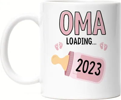 Produktbild von Oma Loading 2023 Tasse Geschenk Werdende Oma Babynews Mit Ladebalken Schwangerschaft Geschenkidee