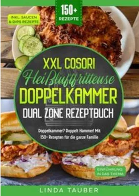 Produktbild von XXL Cosori Heißluftfritteuse Doppelkammer Dual Zone Rezeptbuch
