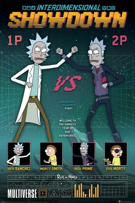 Immagine prodotto di Poster Rick and Morty Showdown 61 x 91,5 cm