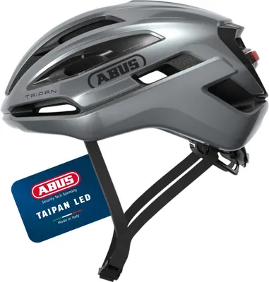 Image de Casque vélo Abus 44745 - TAIPAN LED graphite silver L