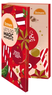 Produktbild von Ostmann Adventskalender 2026 Limitiert mit Gewürzen und Rezeptideen