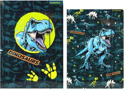Produktbild von A4 Dinosaurier Radiergummi-Mappe Starpak