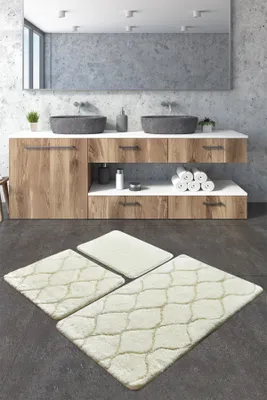 Immagine prodotto di Mijolnir, İnfinitiy- CHL3164, ECRU, tappetini da bagno, 1450 gr/m², 100% ACRYL