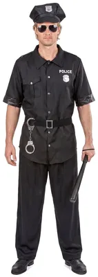Produktbild von Heisser Polizist Kostüm Cop schwarz - L