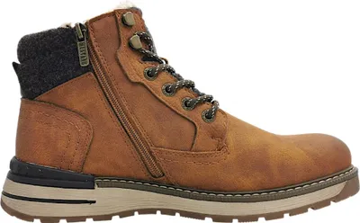 Imagen del producto de Botas para hombre Mustang, forradas para mayor calidez, color marrón, estilo casual