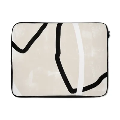 Produktbild von MuchoWow® Laptop Hülle 15 Zoll Rosa - Minimalismus - Design Laptoptasche - Laptoptasche - Sleeve - Rundum-Schutz