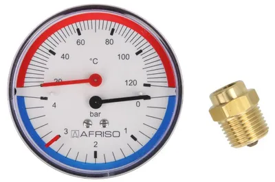 Produktbild von Afriso Thermo-Manometer TM 80 mm 63341