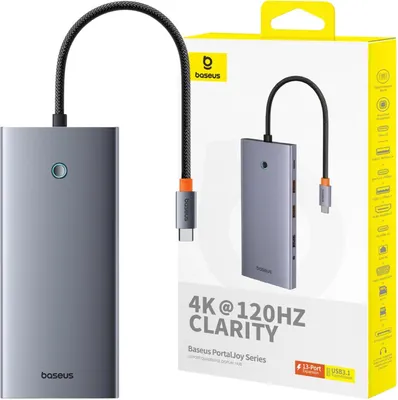 Image de USB-C Hub Baseus PortalJoy Series, 13in1, Grey B00053002811-01