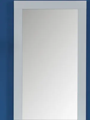 Imagen del producto de trendteam - Espejo de pared para armario, modelo Kito, blanco, imitación madera/vidrio espejo, 58 x 95 x 2 cm