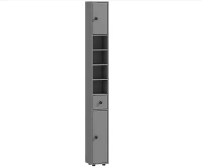Produktbild von Badezimmerschrank, 4 Regale, Schublade,Badezimmermöbel Badmöbel