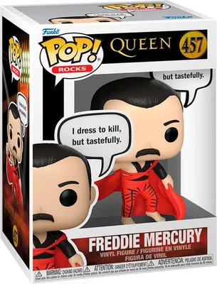 Obrázok produktu pre Popová figúrka Freddieho Mercuryho - Zberateľská vinylová hračka, 4-palcová