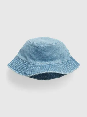 Produktbild von GAP Baby Jeanshut M/L für Babys, Blau, 100% Baumwolle, UPF 50+ UV-Schutz
