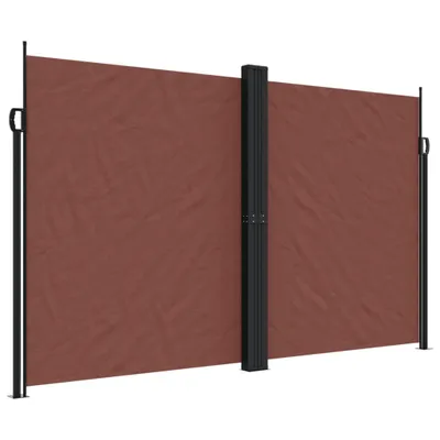 Obrázek produktu pro Zatahovací boční markýza hnědá 200 x 1 000 cm