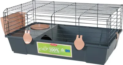 Obrázek produktu pro Klec morče EHOP 80cm šedá/růžová s výbavou Zolux