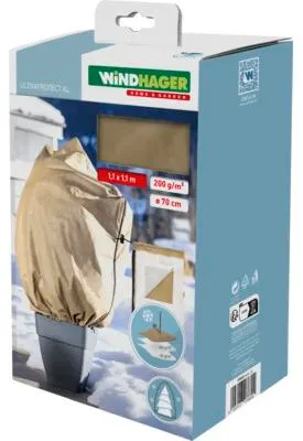 Immagine prodotto di Protezione delle piante contro l'inverno Windhager ULTRAPROTECT L 1,1 x 1,1 m vello beige 200 g/m2