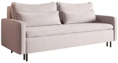 Produktbild von Selsey Umpro – 3-Sitzer Sofa mit Schlaffunktion und Bettkasten, Chenille, Hellbeige