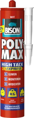 Produktbild von Bison Poly Max High Tack Express, Paste, Quetschflasche, 425 g