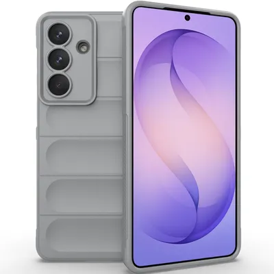 Produktbild von Handyhülle für Samsung Galaxy S26+ Weich TPU Silikon Stossfest Anti-rutsch Hülle Grau