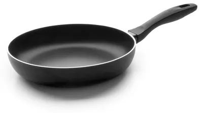 Productafbeelding van Ibili 450018, Ronde, universele pan, zwart, roestvrij staal, keramisch, geschikt voor gas en inductie, 18 cm
