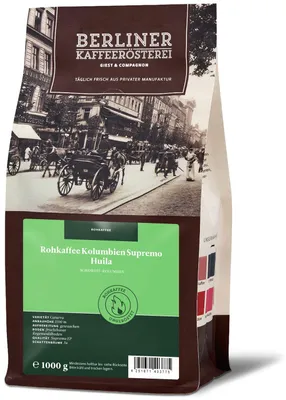 Produktbild von Berliner Kaffeerösterei - Rohkaffee Kolumbien Supremo Huila