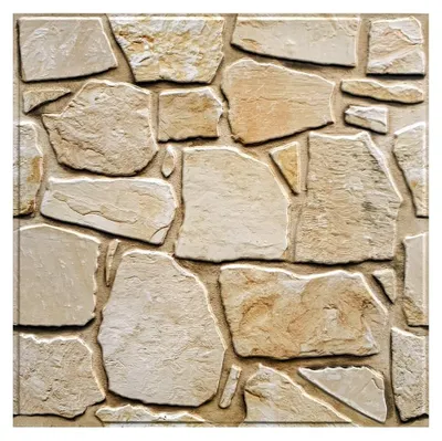 Produktbild von 10 Stück 3D-Wandpaneele in Steinoptik, selbstklebend, 30 x 30 cm, wasserfeste PVC-Wandpaneele für die Innenwandgestaltung in Wohnzimmer, Küche und Schlafzimmer