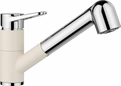 Produktbild von BLANCOWEGA-S II  SILGRANIT-Look zweifarbig softweiß/chrom