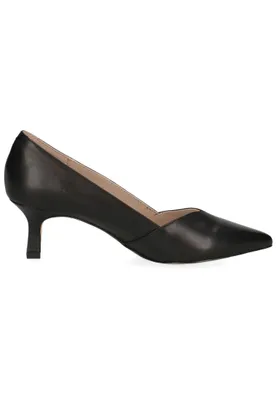 Produktbild von Caprice Damen Pumps Blockabsatz Leder spitze Form 9-22403-42, Größe:37.5 EU, Farbe:Schwarz