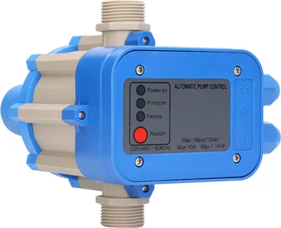 Image de Contrôleur de pression de pompe à eau 1.5bar?3.0bar Etanche Contrôleur ajustable Bleu Gris 220V?240V 1.1kw