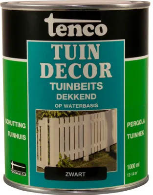 Produktbild von Gartendekor deckend schwarz 1l Farbe/Lasur Tenco