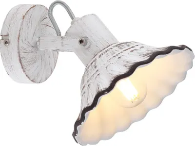 A close-up studio shot of a wall-mounted light fixture.