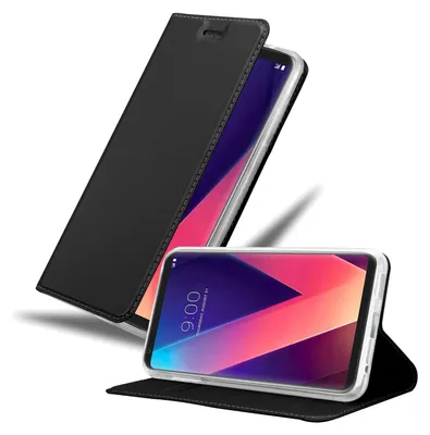 Obrázok produktu pre Cadorabo puzdro na mobilný telefón pre LG V30 Protective Case in Black Cover Case Booklet