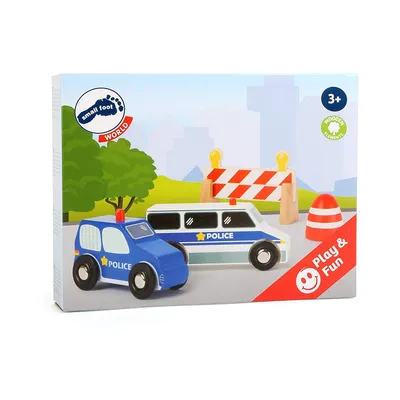 Image de Small Foot World 10904 Set de police, 4 pièces (1 set)