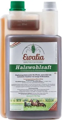 Produktbild von EWALIA Halswohlsaft Pferde I 1 Liter