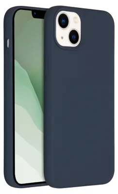 Produktbild von Accezz Liquid Silikoncase iPhone 14 Plus - Dunkelblau