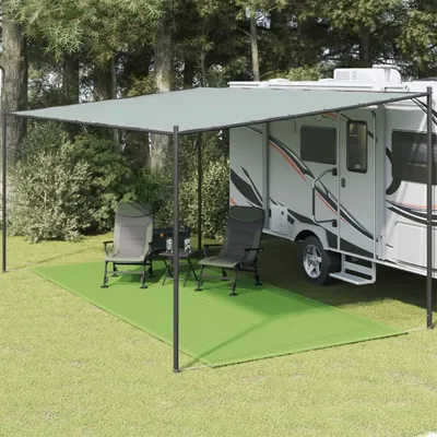 Produktbild von "2024"cloris Zeltteppich Hellgrün 250x500 cm HDPE - Campingzelte CHY25183099