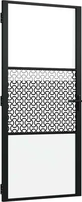 Zdjęcie produktu dla Drzwi szklane Fretwork Czarny 93 x 3,5 x 201,5 cm Aluminium