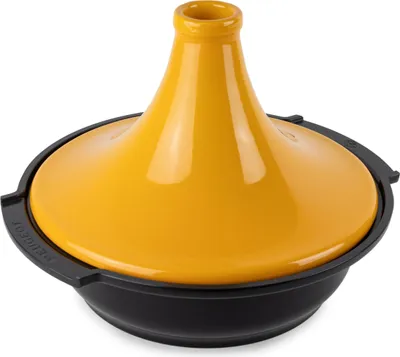 Produktbild von PEUGEOT Tagine ATLAS 30cm Safrangelb Dampfgarer Aluminium Keramik Induktion
