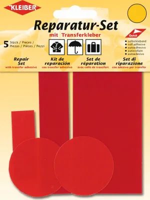 Produktbild von KLEIBER Flicken-Reparatur-Set hellrot