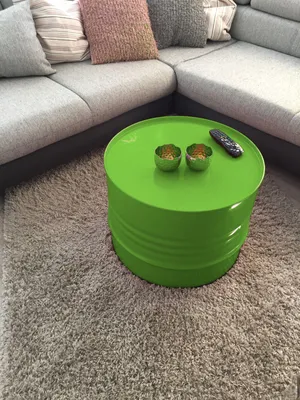Immagine prodotto di Tavolino d'arredo Barrel Tavolino d'arredo design Barrel verde Ø 57cm