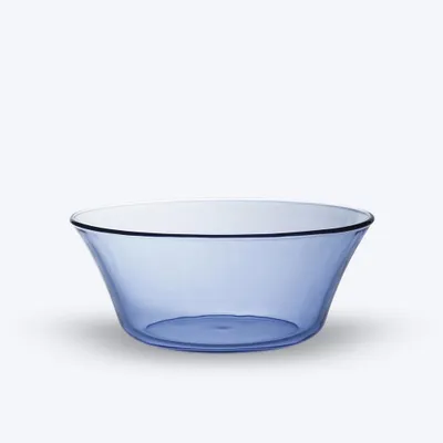 Image de Lys - Saladier en verre - Bleu Marine - 23cm - 2,2l