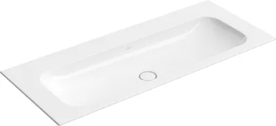 Produktbild von Villeroy&Boch Schrankwaschtisch Finion 1200x500mm o Hahnloch ohne Überlauf Eckig Weiß Alpin CeramicPlus, 4164C3R1