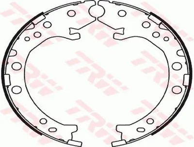 Produktbild von Trw Bremsbackensatz, Feststellbremse Hinterachse GS8789