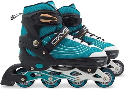 Immagine prodotto di Pattini in linea, regolabili taglia 42-45, SKIDS CONTROL OXYGEN OX794303, cuscinetti ABEC 7, telaio in alluminio